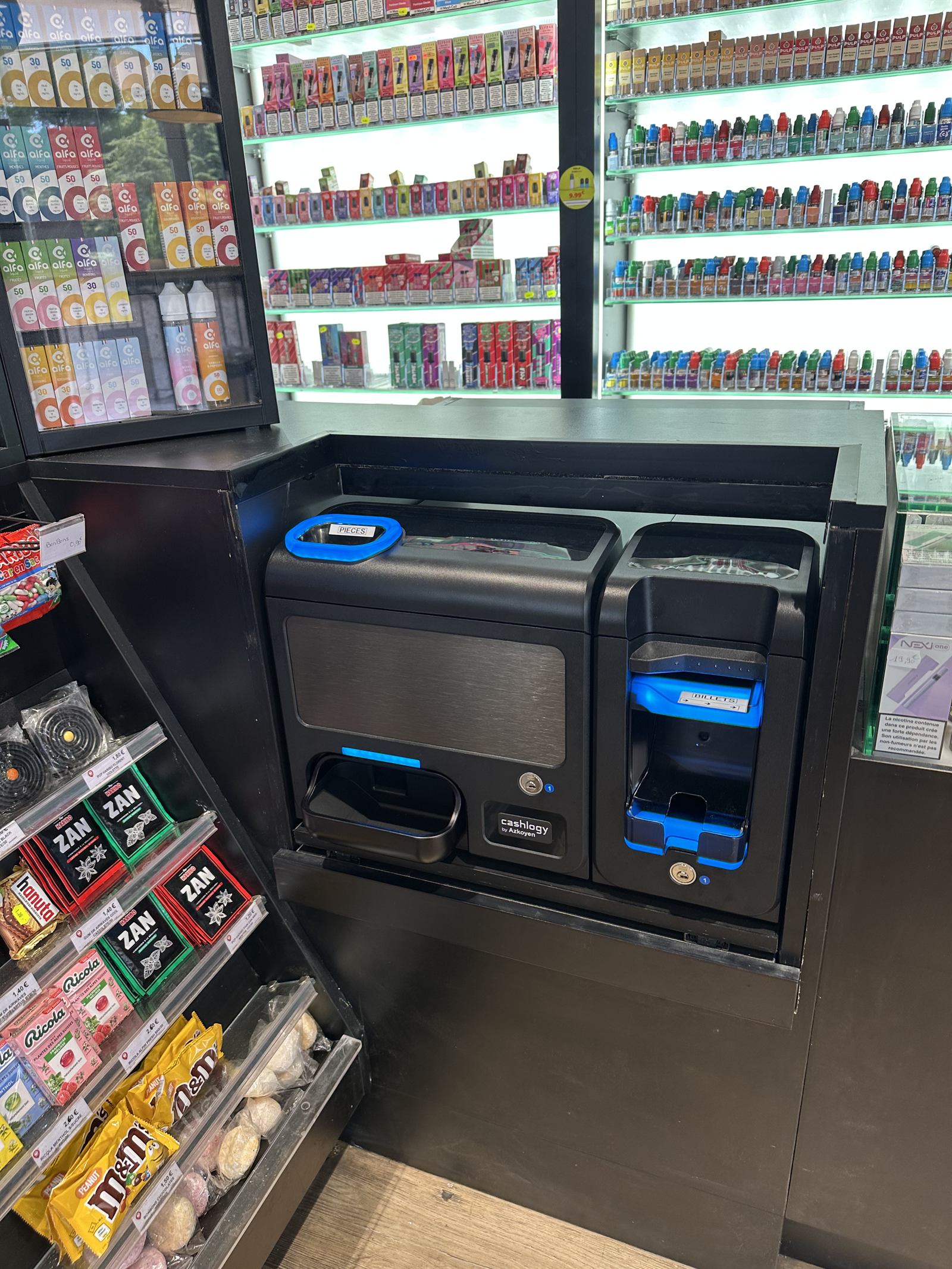 Installation monnayeur automatique Cashlogy Maximate