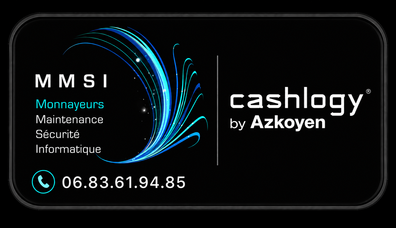 Logo MMSI – installation monnayeur automatique Cashlogy